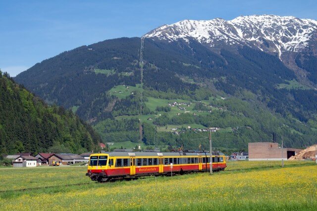 Vakantie met trein in Oostenrijk