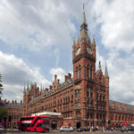 St Pancras railway station in London