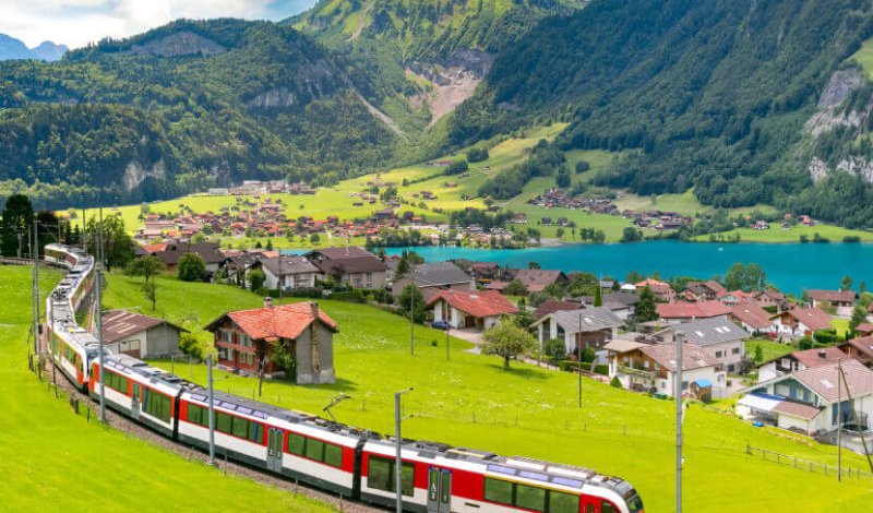 Treinvakantie in Zwitserland