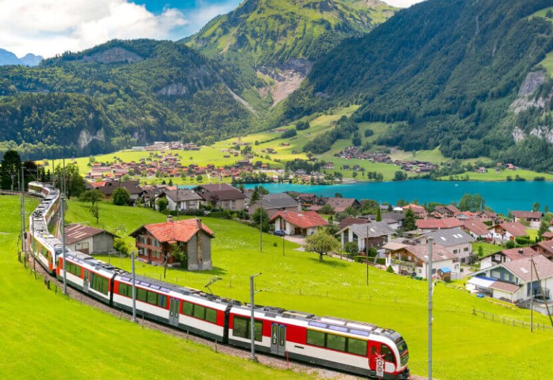 Treinvakantie in Zwitserland